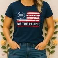 1776 Betsy Ross We The People Women's T-Shirt thumb 2