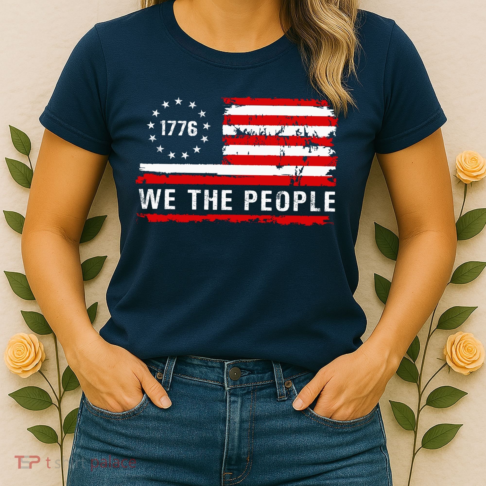 1776 Betsy Ross We The People Women's T-Shirt