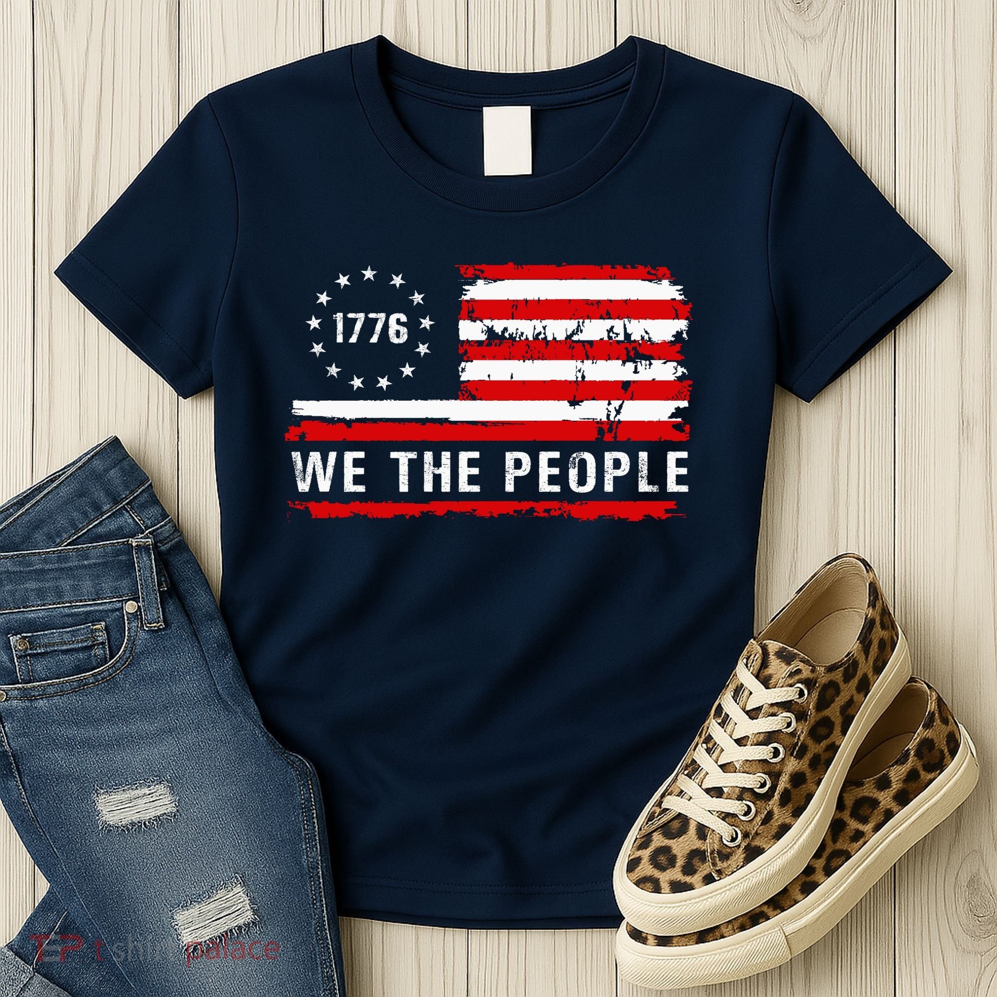 1776 Betsy Ross We The People Women's T-Shirt