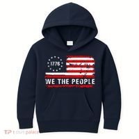 1776 Betsy Ross We The People Kids Hoodie thumb 0