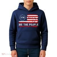 1776 Betsy Ross We The People Kids Hoodie thumb 4