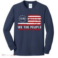 1776 Betsy Ross We The People Kids Long Sleeve Shirt thumb 0
