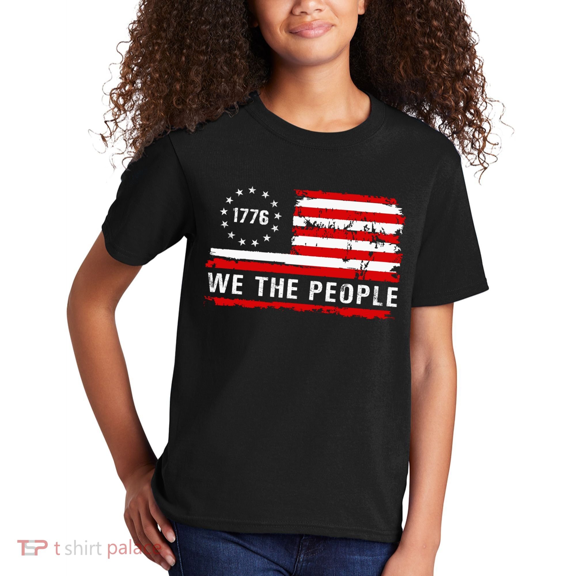 1776 Betsy Ross We The People Kids T-Shirt