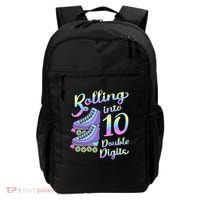 10th Birthday Rolling Into 10 Double Digits Roller Skate Backpack thumb 0