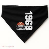 1968 Birthday Rugby Limited Edition Born In 1968 USA-Made Doggie Bandana thumb 0