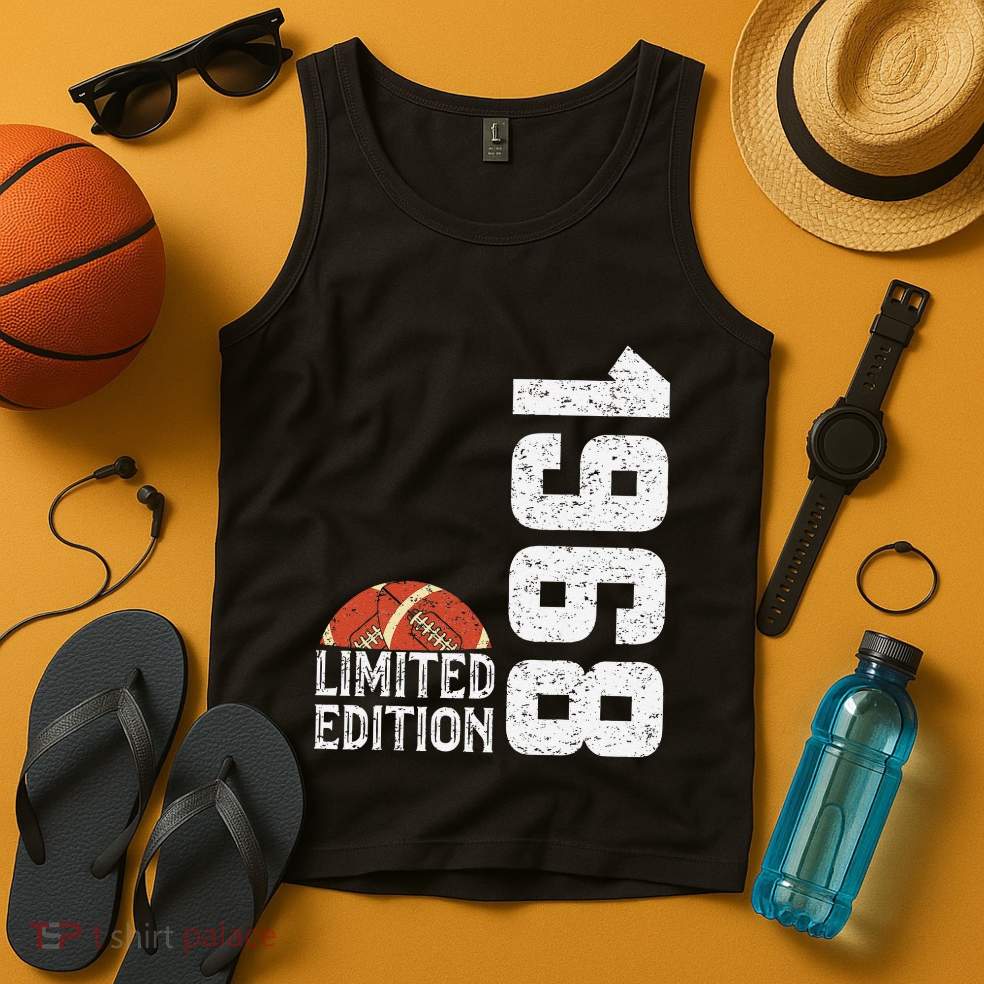 1968 Birthday Rugby Limited Edition Born In 1968 Tank Top