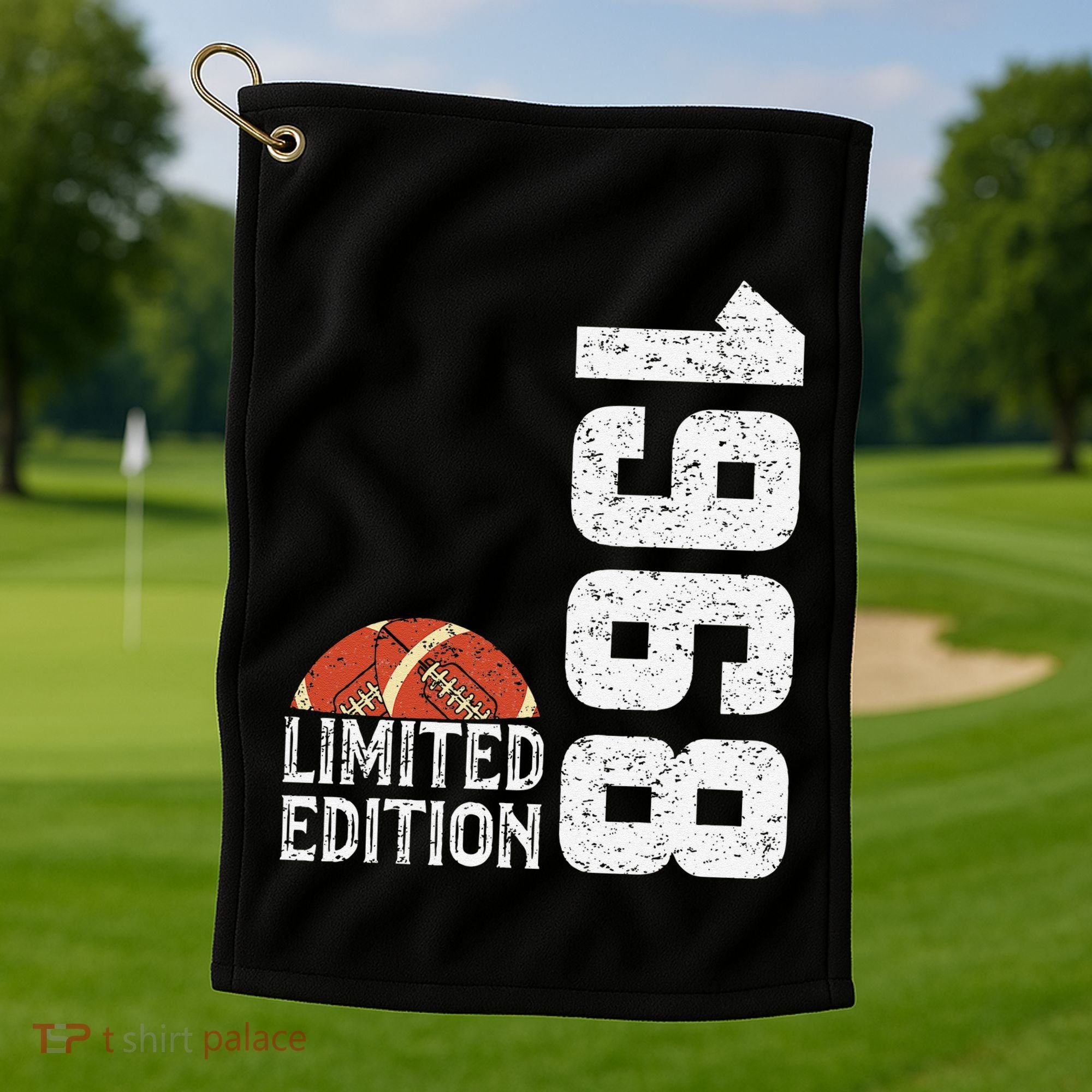 1968 Birthday Rugby Limited Edition Born In 1968 Golf Towel