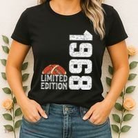 1968 Birthday Rugby Limited Edition Born In 1968 Women's T-Shirt thumb 2