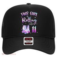 11th Bday Rolling Into 11 Birthday Girl Roller Skate Party Hat thumb 0