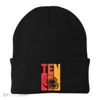 10th Birthday Retro American Football 10 Years Old Gift Beanie thumb 0