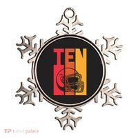 10th Birthday Retro American Football 10 Years Old Gift Ornament thumb 0