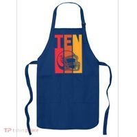 10th Birthday Retro American Football 10 Years Old Gift Apron thumb 0