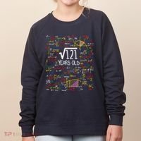 11th Birthday Square Root Of 121 11 Years Old Math Lover Women's Sweatshirt thumb 0