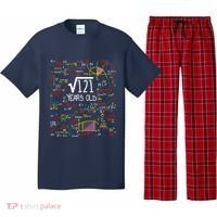 11th Birthday Square Root Of 121 11 Years Old Math Lover Pajama Set thumb 0