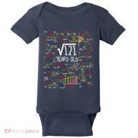 11th Birthday Square Root Of 121 11 Years Old Math Lover Baby Bodysuit thumb 0