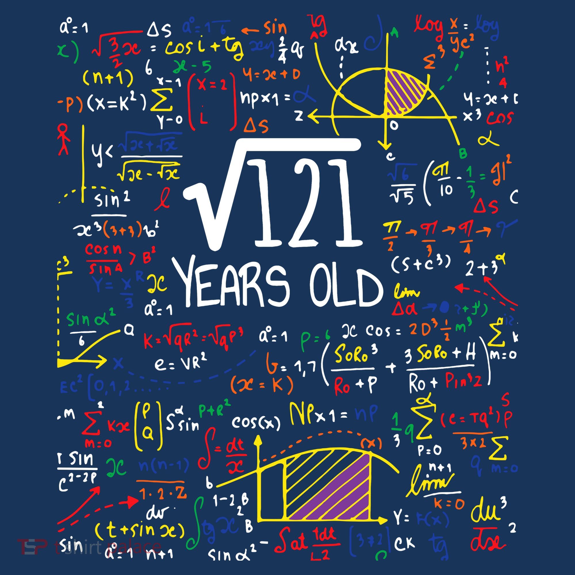 11th Birthday Square Root Of 121 11 Years Old Math Lover Baby Bodysuit