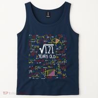 11th Birthday Square Root Of 121 11 Years Old Math Lover Tank Top thumb 2