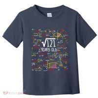 11th Birthday Square Root Of 121 11 Years Old Math Lover Toddler T-Shirt thumb 0