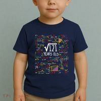 11th Birthday Square Root Of 121 11 Years Old Math Lover Toddler T-Shirt thumb 2