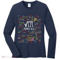 11th Birthday Square Root Of 121 11 Years Old Math Lover Women's Long Sleeve Shirt thumb 0