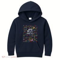 11th Birthday Square Root Of 121 11 Years Old Math Lover Kids Hoodie thumb 0