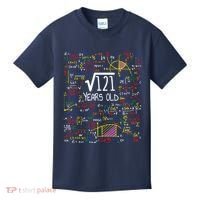 11th Birthday Square Root Of 121 11 Years Old Math Lover Kids T-Shirt thumb 0