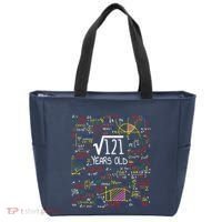 11th Birthday Square Root Of 121 11 Years Old Math Lover Tote Bag thumb 0