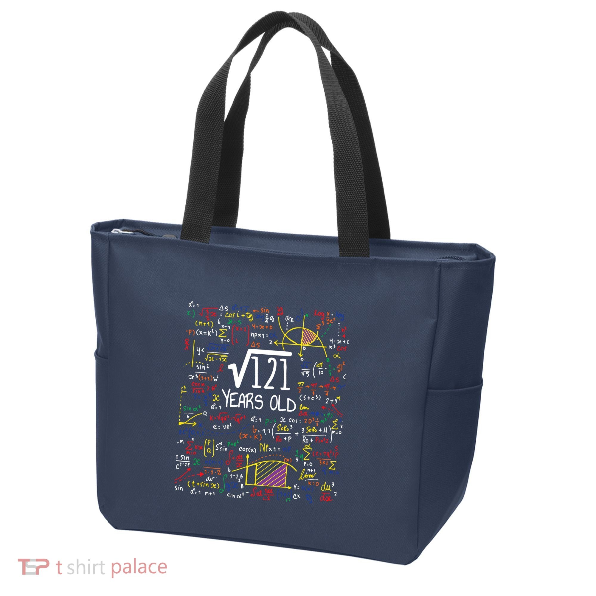 11th Birthday Square Root Of 121 11 Years Old Math Lover Tote Bag