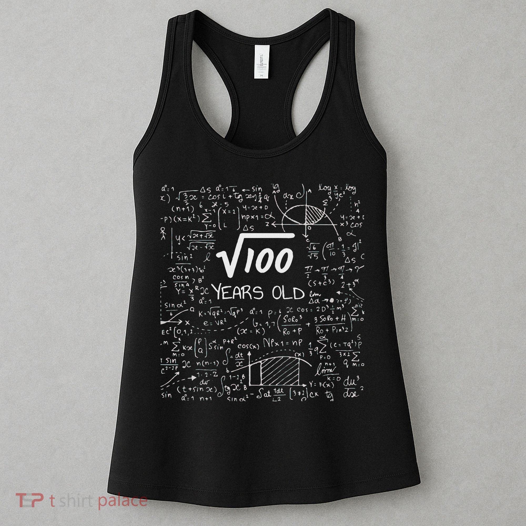10th Birthday, Square Root Of 100 10 Years Old Women's Tank Top