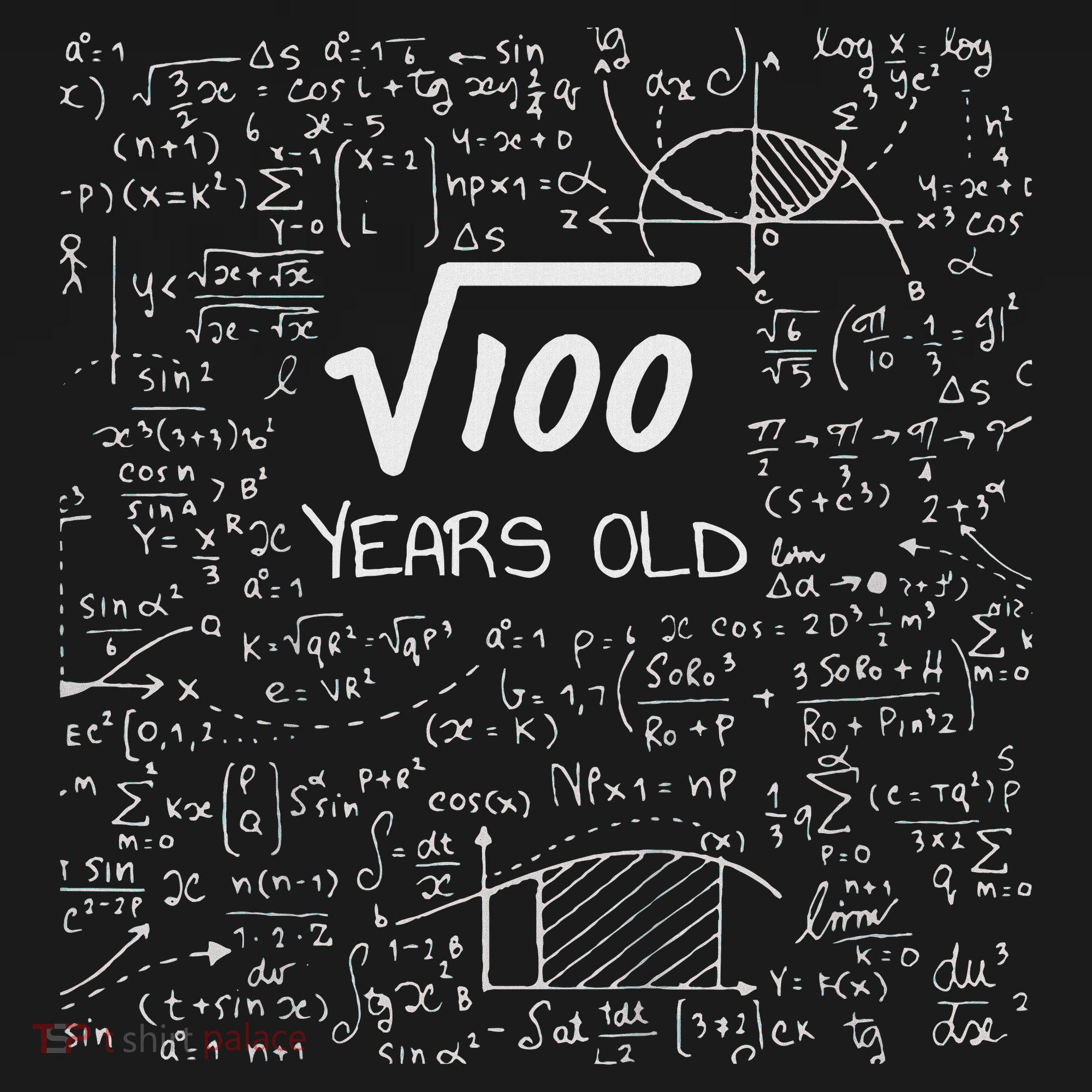 10th Birthday, Square Root Of 100 10 Years Old Kids Sweatshirt