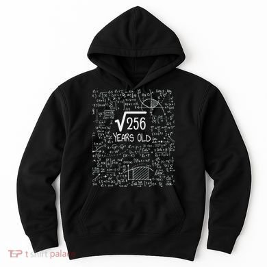 16th Birthday Square Root Of 256 16 Years Old Hoodie
