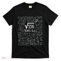 16th Birthday Square Root Of 256 16 Years Old T-Shirt thumb 0