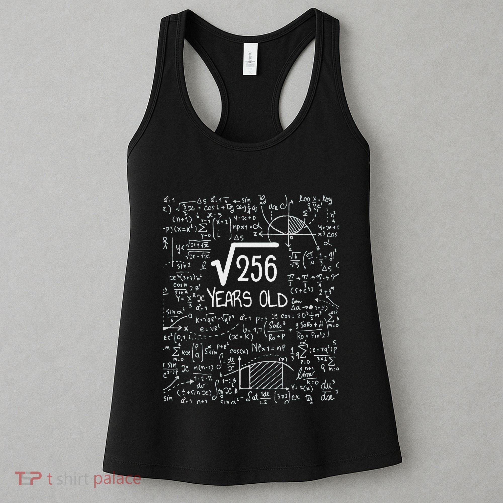 16th Birthday Square Root Of 256 16 Years Old Women's Tank Top