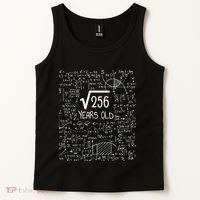 16th Birthday Square Root Of 256 16 Years Old Tank Top thumb 2