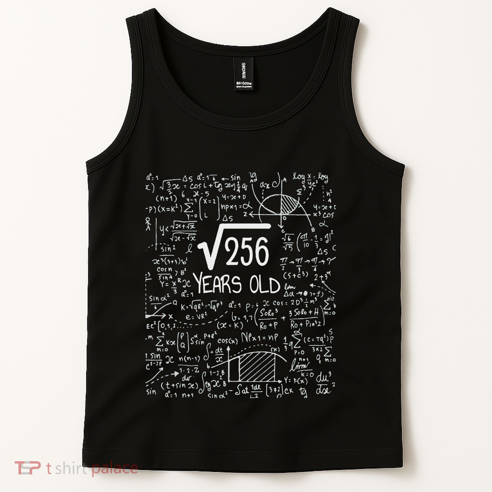 16th Birthday Square Root Of 256 16 Years Old Tank Top
