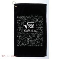 16th Birthday Square Root Of 256 16 Years Old Golf Towel thumb 0