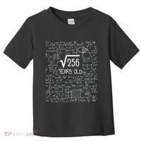 16th Birthday Square Root Of 256 16 Years Old Toddler T-Shirt thumb 0