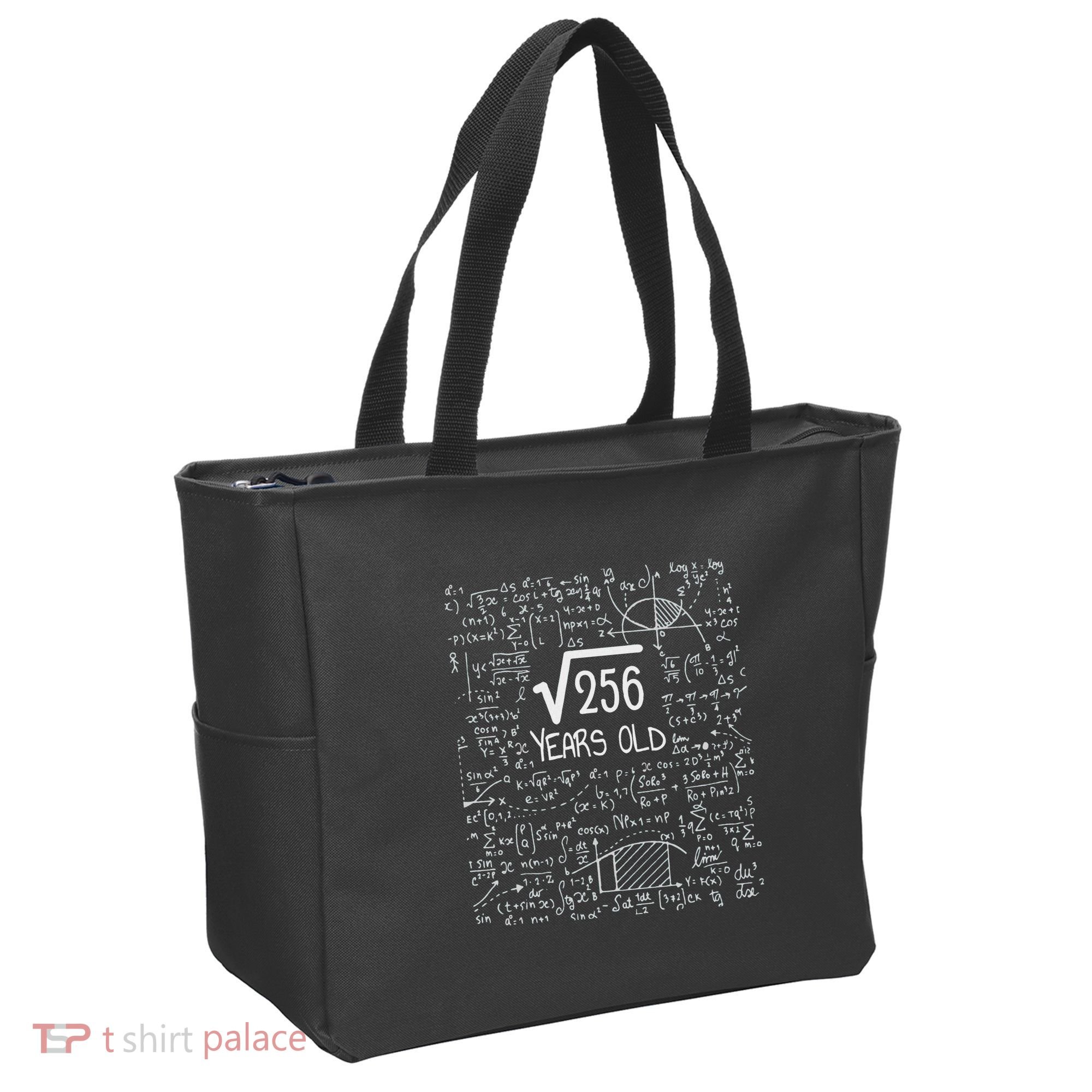 16th Birthday Square Root Of 256 16 Years Old Tote Bag