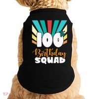100th Birthday Squad 100 Years Old Doggie Tank thumb 0