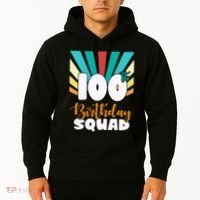 100th Birthday Squad 100 Years Old Hoodie thumb 2