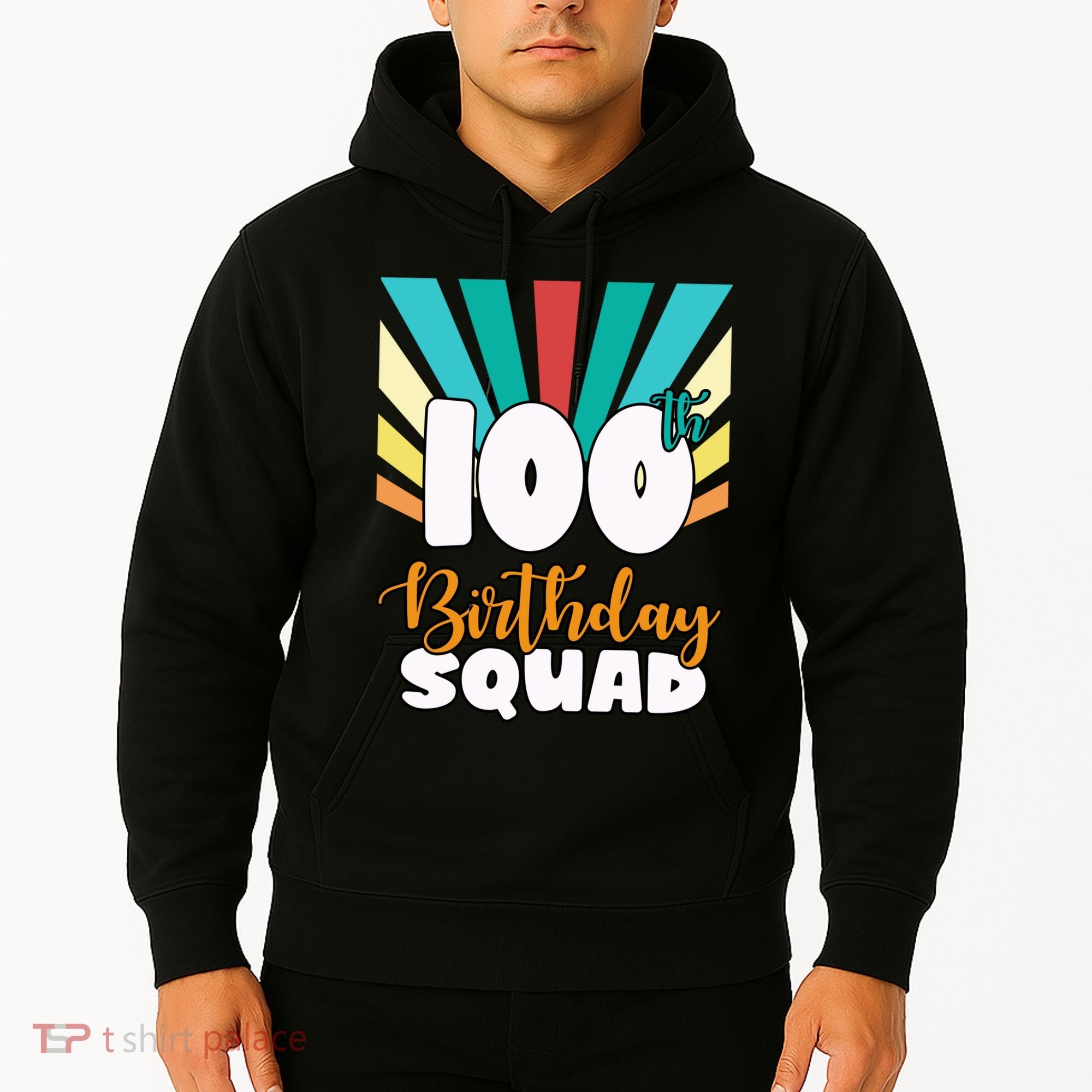 100th Birthday Squad 100 Years Old Hoodie