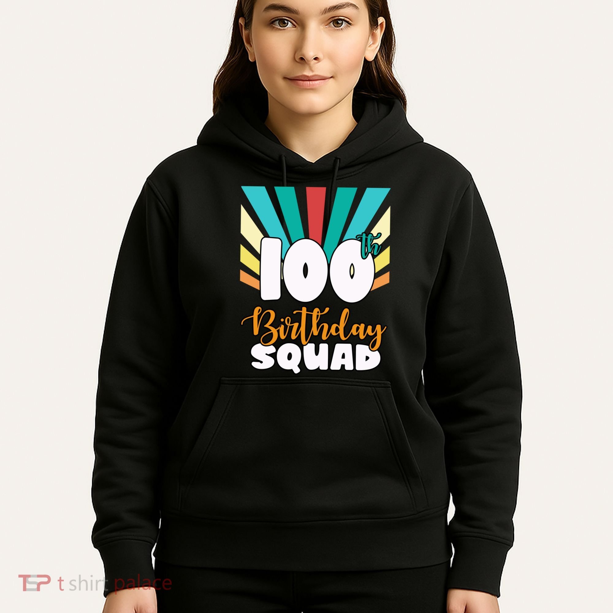 100th Birthday Squad 100 Years Old Hoodie
