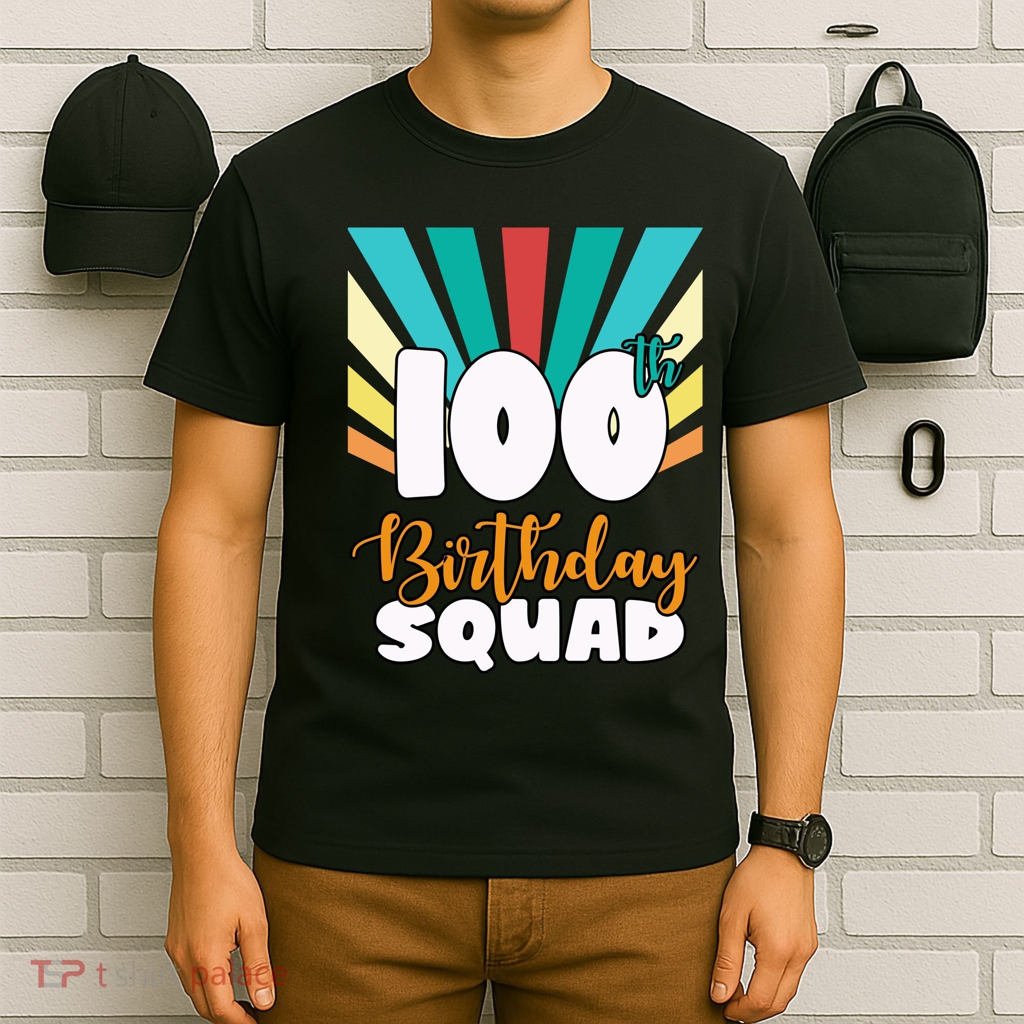 100th Birthday Squad 100 Years Old T-Shirt