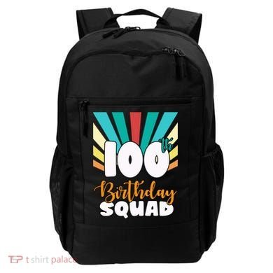 100th Birthday Squad 100 Years Old Backpack