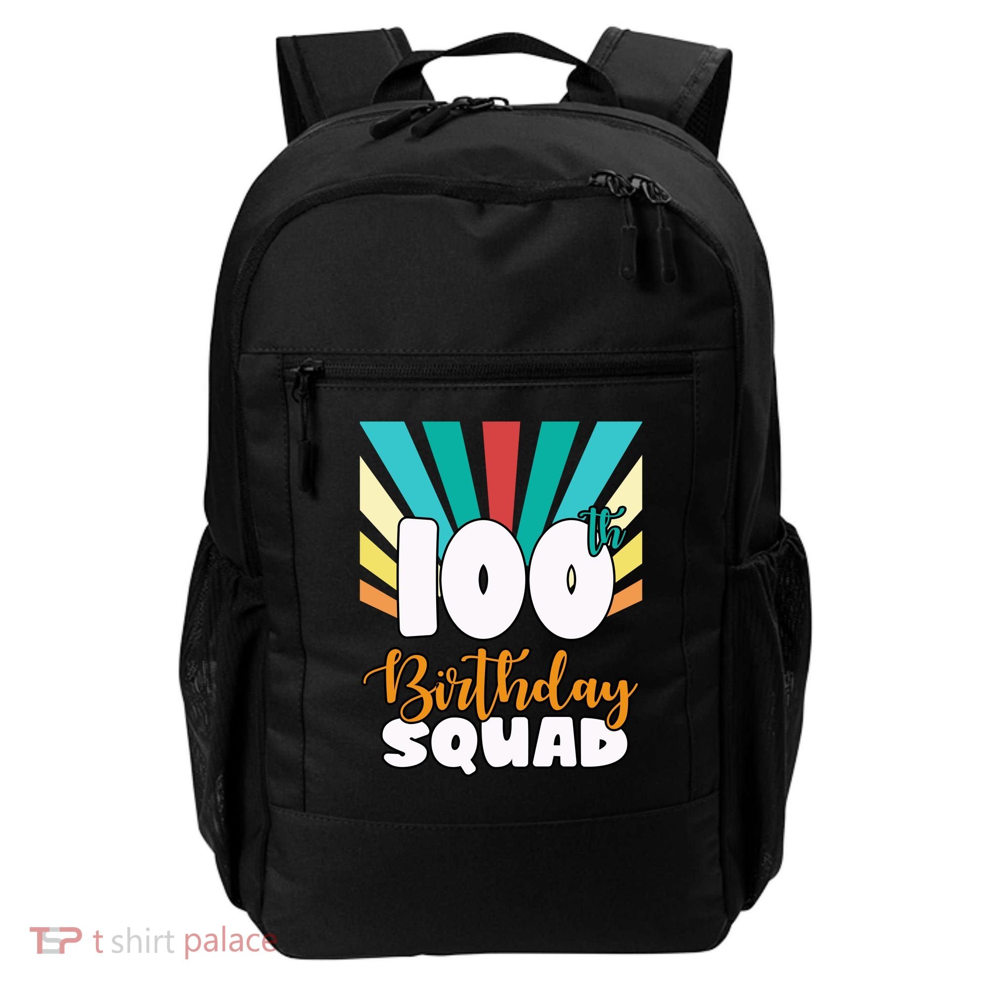 100th Birthday Squad 100 Years Old Backpack