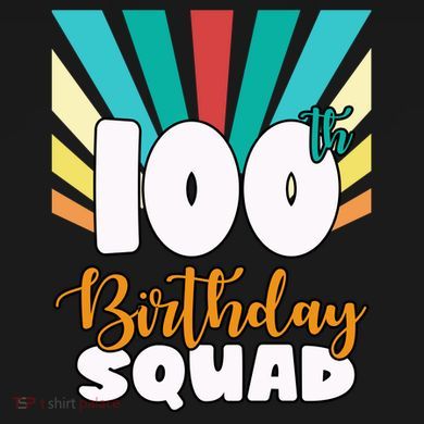 100th Birthday Squad 100 Years Old Coaster