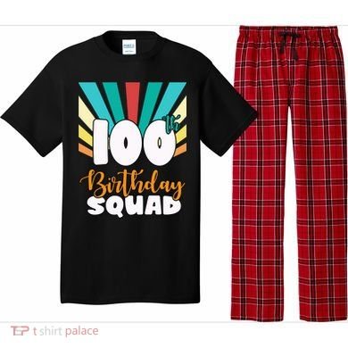 100th Birthday Squad 100 Years Old Pajama Set