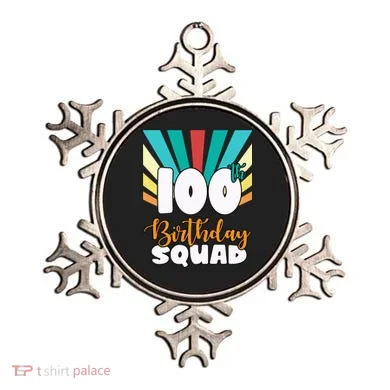 100th Birthday Squad 100 Years Old Ornament