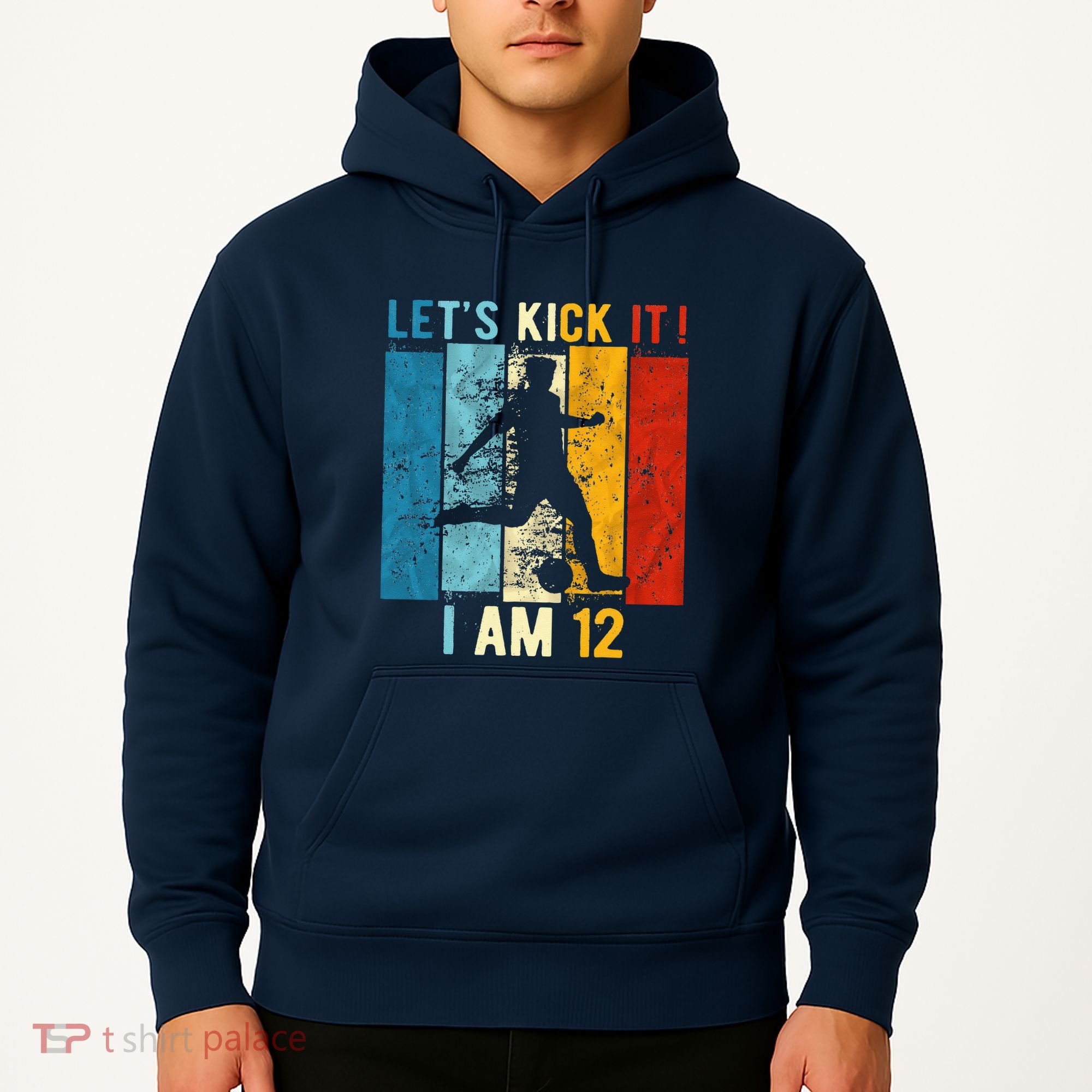 12th Birthday Soccer 12 Year Old Birthday Hoodie