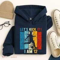 12th Birthday Soccer 12 Year Old Birthday Hoodie thumb 4